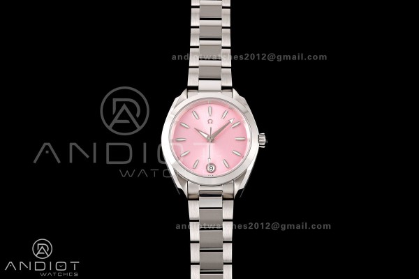Aqua Terra Shades 34mm SS VRSF Best Edition Pink D...