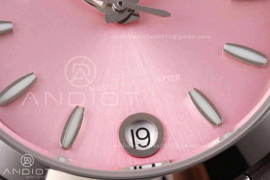 Aqua Terra Shades 34mm SS VRSF Best Edition Pink Dial on SS Bracelet A8800