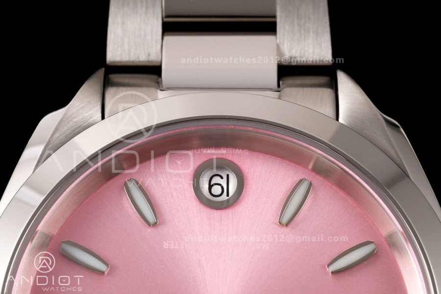 Aqua Terra Shades 34mm SS VRSF Best Edition Pink Dial on SS Bracelet A8800