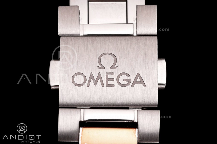 Aqua Terra Shades 34mm SS/RG VRSF Best Edition White MOP Diamonds Dial on SS/RG Bracelet A8800