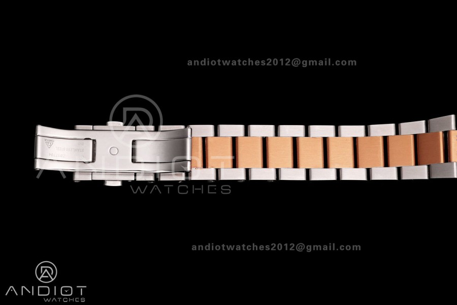 Aqua Terra Shades 34mm SS/RG VRSF Best Edition RG Dial on SS/RG Bracelet A8800