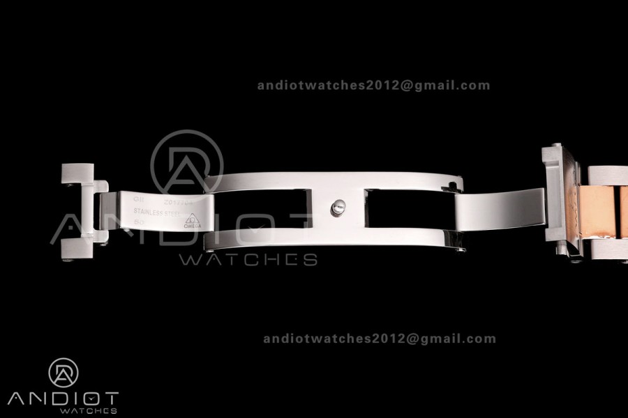 Aqua Terra Shades 34mm SS/RG VRSF Best Edition RG Dial on SS/RG Bracelet A8800