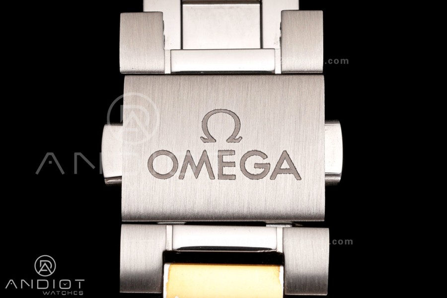 Aqua Terra Shades 34mm SS/YG VRSF Best Edition Green Dial on SS/YG Bracelet A8800