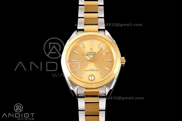 Aqua Terra Shades 34mm SS/YG VRSF Best Edition YG ...