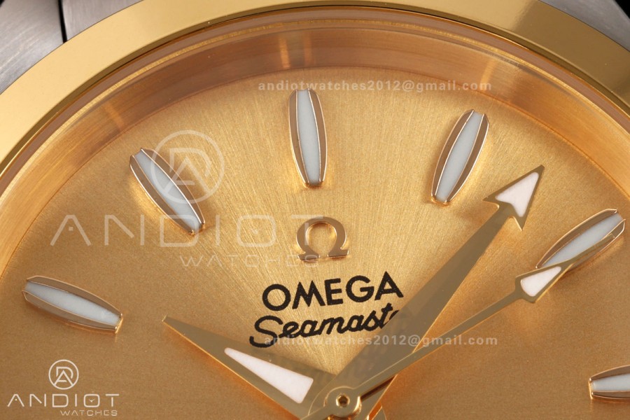 Aqua Terra Shades 34mm SS/YG VRSF Best Edition YG Dial on SS/YG Bracelet A8800