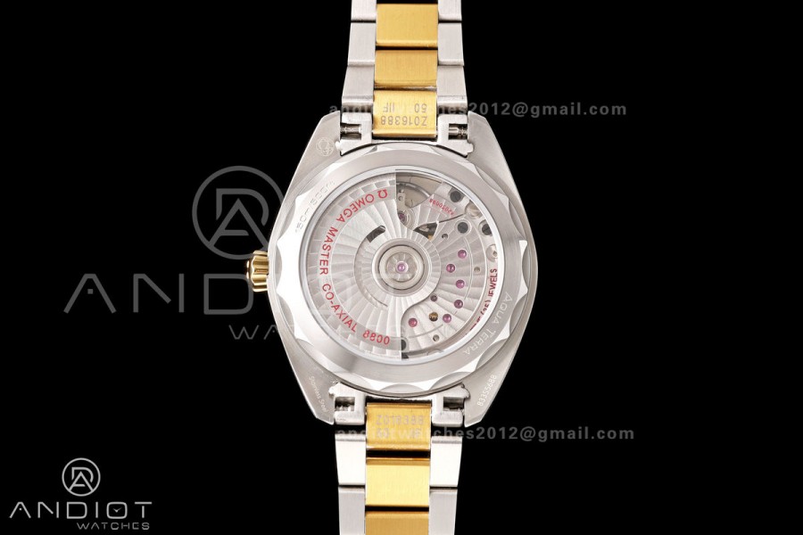 Aqua Terra Shades 34mm SS/YG VRSF Best Edition YG Dial on SS/YG Bracelet A8800