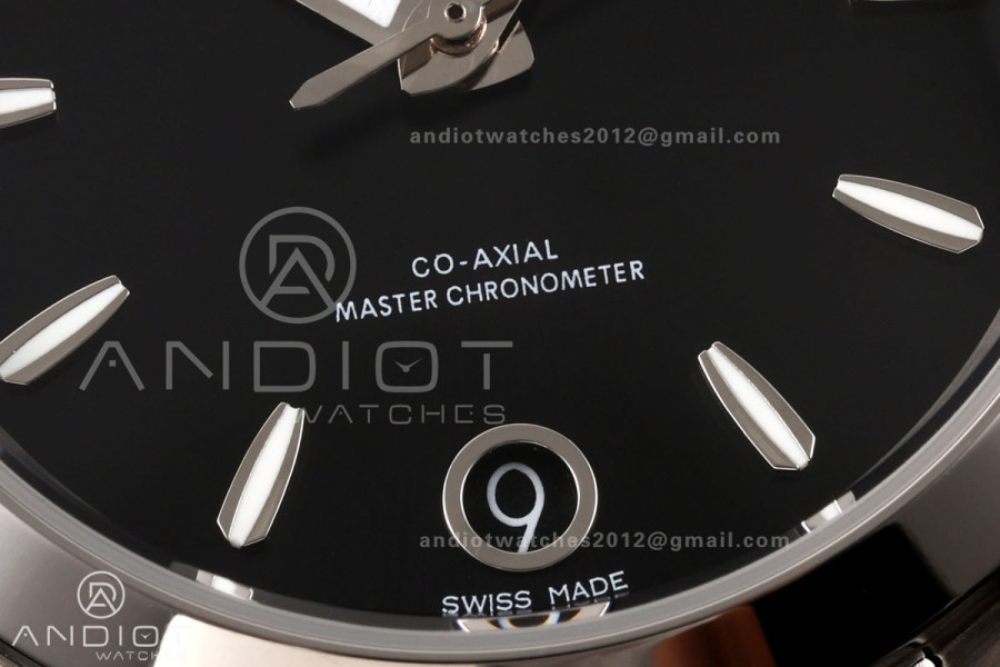 Aqua Terra Shades 34mm SS VRSF Best Edition Black Dial on SS Bracelet A8800