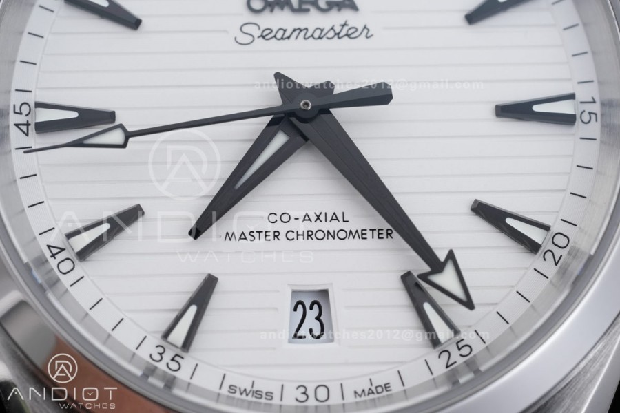 Aqua Terra 150M Master 38mm SS VSF 1:1 Best Edition White Dial On SS Bracelet Super Clone A8800
