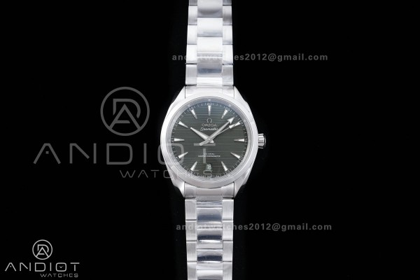 Aqua Terra 150M Master 38mm SS VSF 1:1 Best Edition Green Dial On SS Bracelet Super Clone A8800
