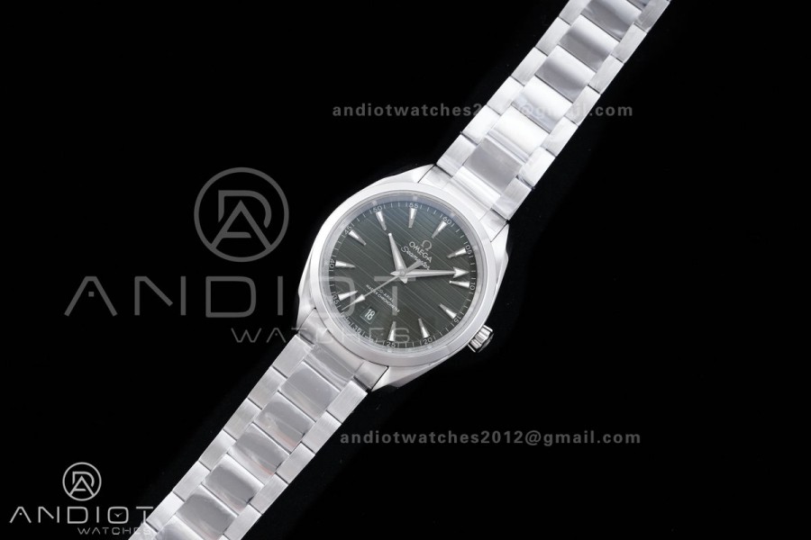 Aqua Terra 150M Master 38mm SS VSF 1:1 Best Edition Green Dial On SS Bracelet Super Clone A8800