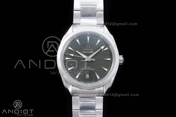 Aqua Terra 150M Master 38mm SS VSF 1:1 Best Edition Green Dial On SS Bracelet Super Clone A8800