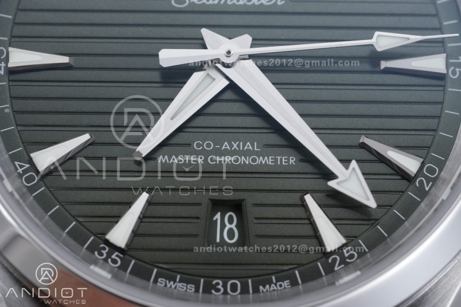 Aqua Terra 150M Master 38mm SS VSF 1:1 Best Edition Green Dial On SS Bracelet Super Clone A8800