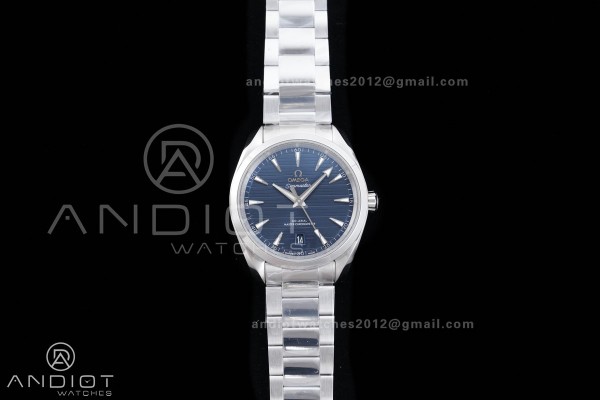 Aqua Terra 150M Master 38mm SS VSF 1:1 Best Edition Blue Dial On SS Bracelet Super Clone A8800