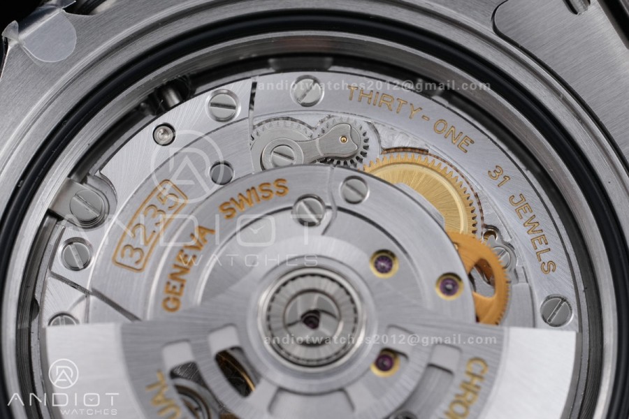 Yacht-Master 126622 904L GOLD Maker 1:1 Best Edition Rhodium Dial On 904L SS Bracelet JH3235 (Free Sprung)