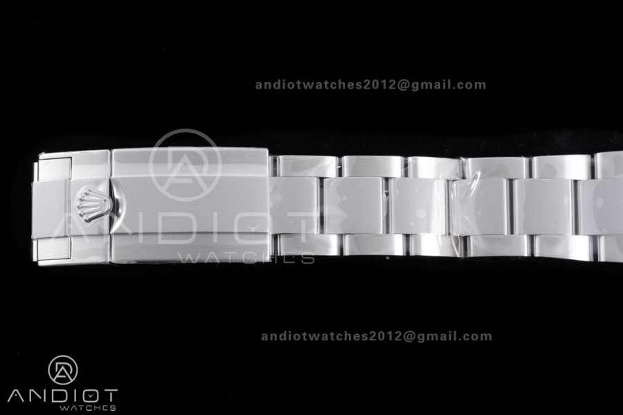 Yacht-Master 126622 904L GOLD Maker 1:1 Best Edition Rhodium Dial On 904L SS Bracelet JH3235 (Free Sprung)