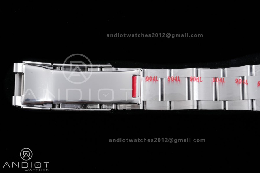 Yacht-Master 126622 904L GOLD Maker 1:1 Best Edition Rhodium Dial On 904L SS Bracelet JH3235 (Free Sprung)
