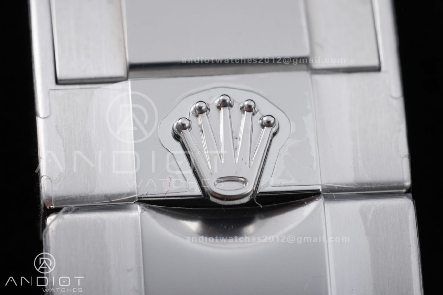 Yacht-Master 126622 904L GOLD Maker 1:1 Best Edition Rhodium Dial On 904L SS Bracelet JH3235 (Free Sprung)