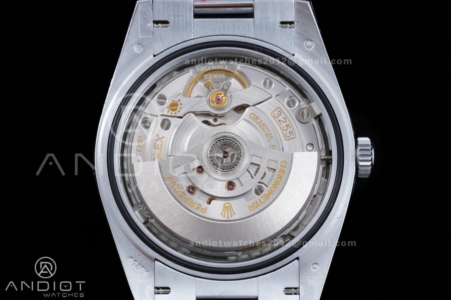 DayDate 40 SS QF 1:1 Best Edition Sliver Crystal Dial on President Bracelet VR3255 V8 (Gain Weight)