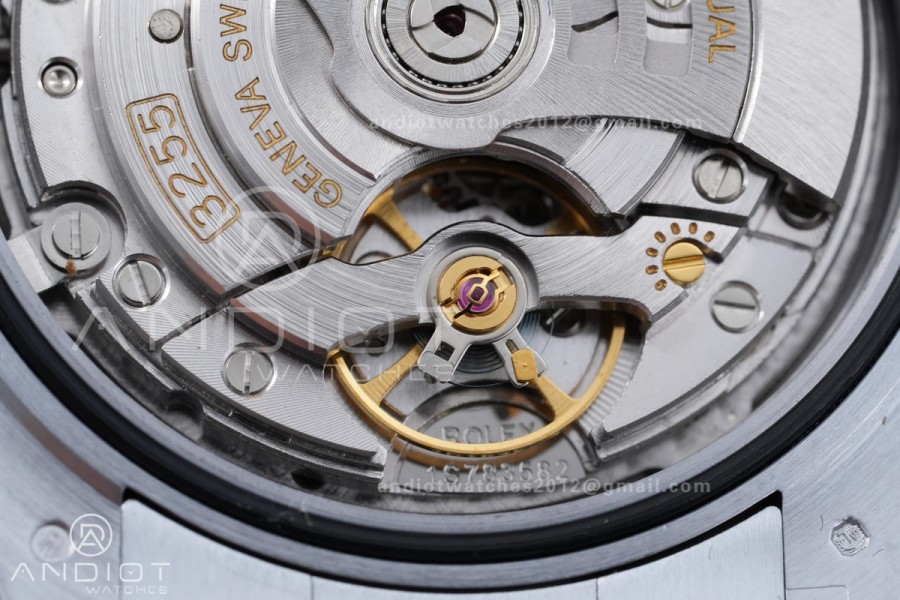 DayDate 40 SS QF 1:1 Best Edition Sliver Crystal Dial on President Bracelet VR3255 V8 (Gain Weight)