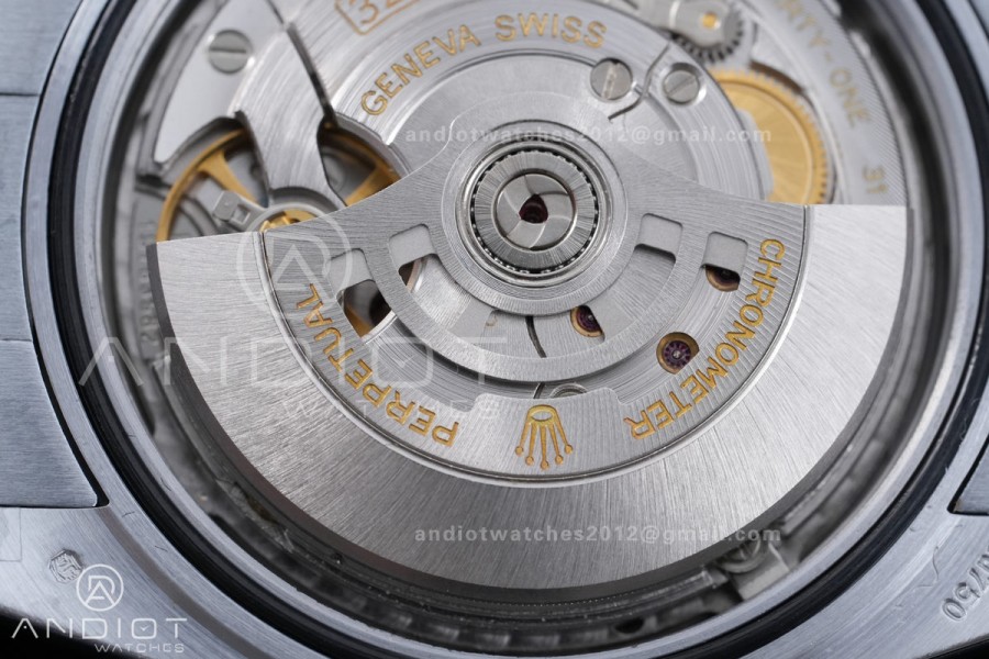 DayDate 40 SS QF 1:1 Best Edition Sliver Crystal Dial on President Bracelet VR3255 V8 (Gain Weight)