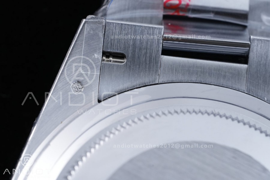 DayDate 40 SS QF 1:1 Best Edition Sliver Crystal Dial on President Bracelet VR3255 V8 (Gain Weight)