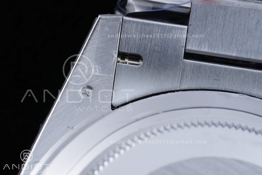 DayDate 40 SS QF 1:1 Best Edition Sliver Crystal Dial on President Bracelet VR3255 V8 (Gain Weight)