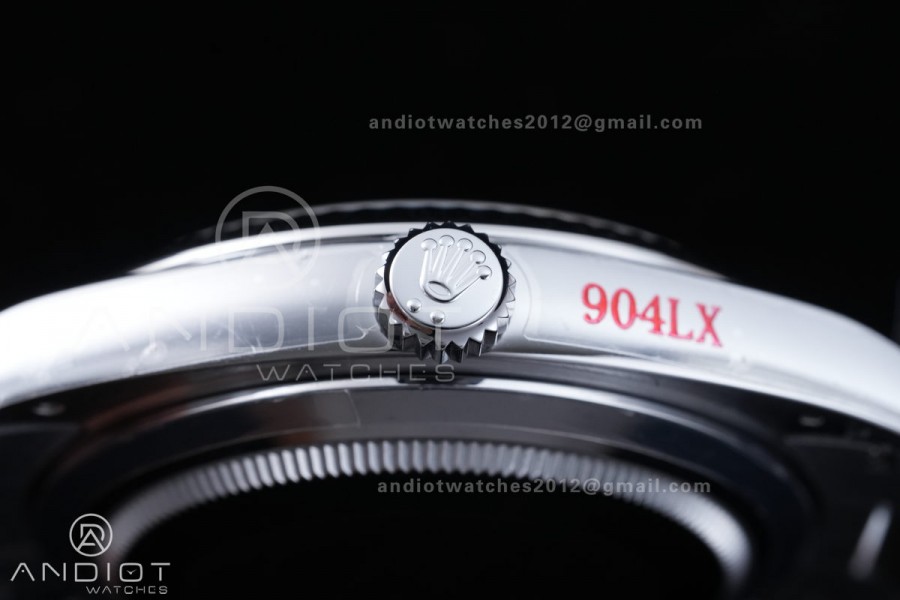 DayDate 40 SS QF 1:1 Best Edition Sliver Crystal Dial on President Bracelet VR3255 V8 (Gain Weight)