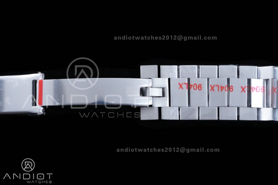 DayDate 40 SS QF 1:1 Best Edition Sliver Crystal Dial on President Bracelet VR3255 V8 (Gain Weight)