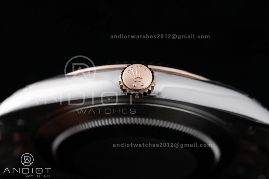DateJust 41 126331 VSF 1:1 Best Edition 904L Steel Brown Dial on SS/RG Jubilee Bracelet VS3235 V2s Free Sprung