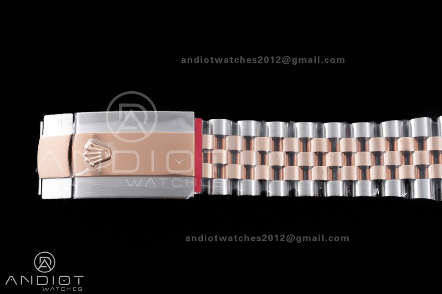 DateJust 41 126331 VSF 1:1 Best Edition 904L Steel Brown Dial on SS/RG Jubilee Bracelet VS3235 V2s Free Sprung