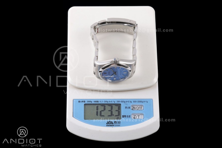 Oyster Perpetual 126000 36mm QF 1:1 Best Edition 904L Steel Lavender Dial JH3230 Free Sprung