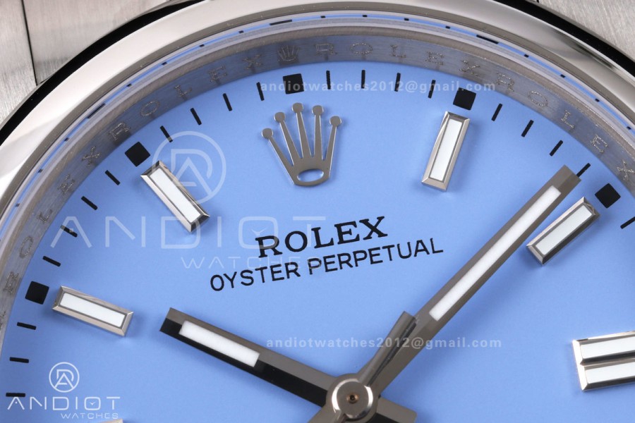 Oyster Perpetual 126000 36mm QF 1:1 Best Edition 904L Steel Lavender Dial JH3230 Free Sprung