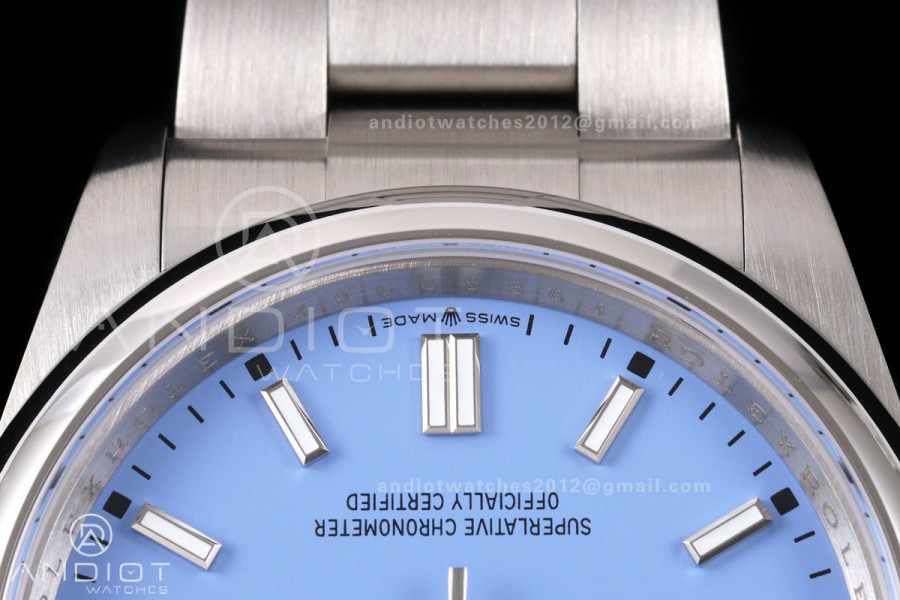 Oyster Perpetual 126000 36mm QF 1:1 Best Edition 904L Steel Lavender Dial JH3230 Free Sprung