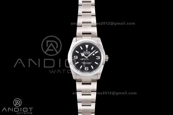 Explorer 36 124270 904L QF Best Edition Black Dial...