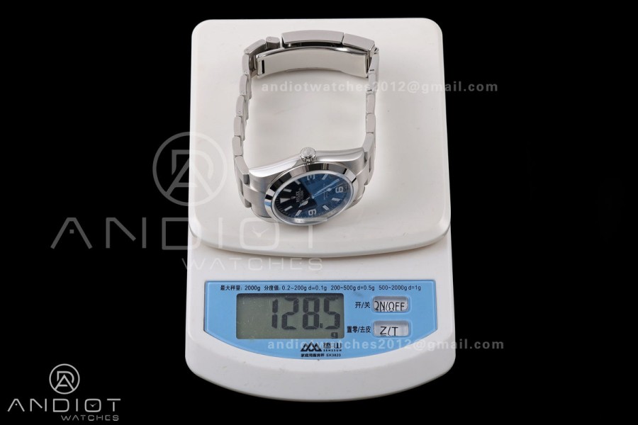 Explorer 36 124270 904L QF Best Edition Black Dial On SS Bracelet SH3230 (Free Sprung)