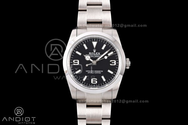 Explorer 36 124270 904L QF Best Edition Black Dial...