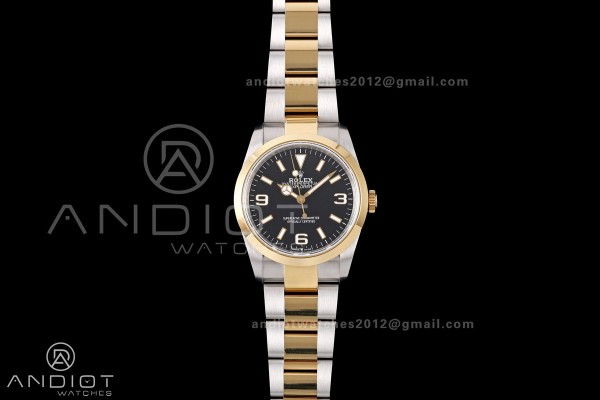 Explorer 36 124273 904L QF Best Edition Black Dial...