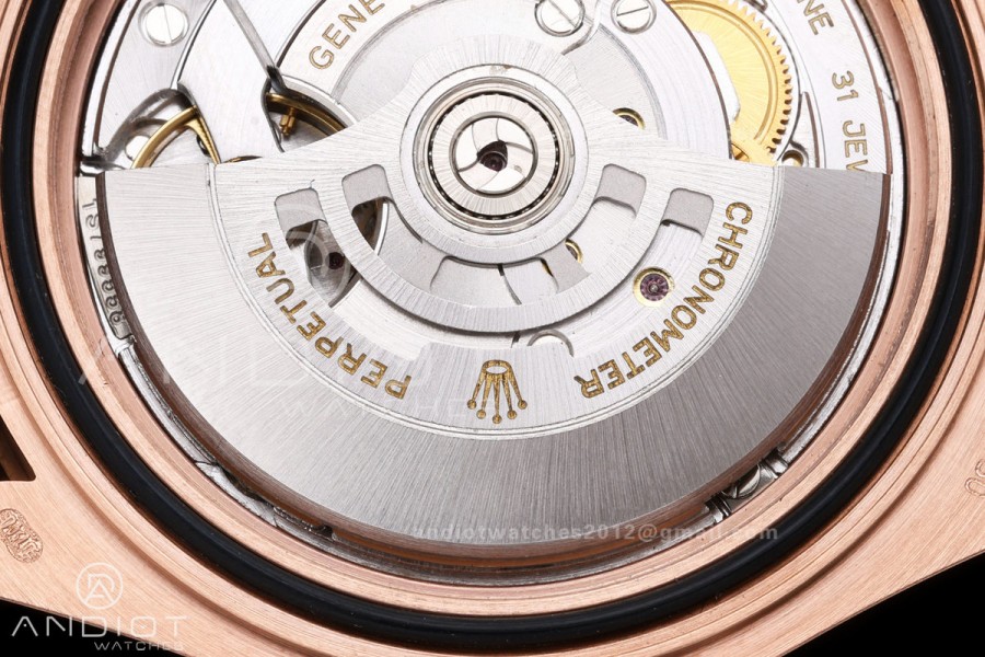 Yacht-Master 40mm 126655 RG QF 1:1 Best Edition on Oysterflex Strap JH3235 Weighted 143g (Free Sprung)