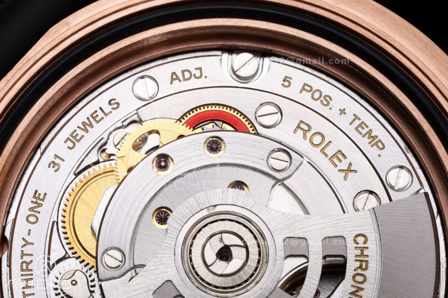Yacht-Master 40mm 126655 RG QF 1:1 Best Edition on Oysterflex Strap JH3235 Weighted 143g (Free Sprung)