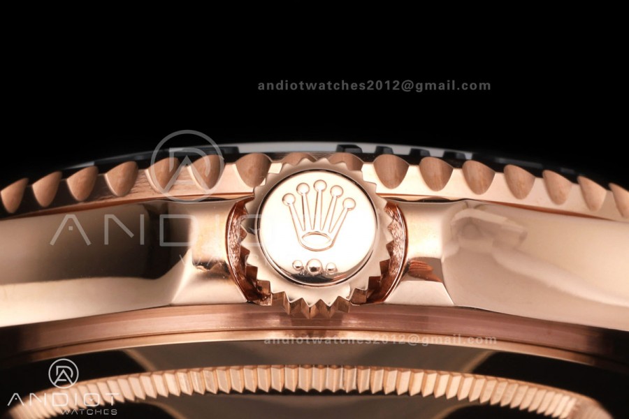Yacht-Master 40mm 126655 RG QF 1:1 Best Edition on Oysterflex Strap JH3235 Weighted 143g (Free Sprung)