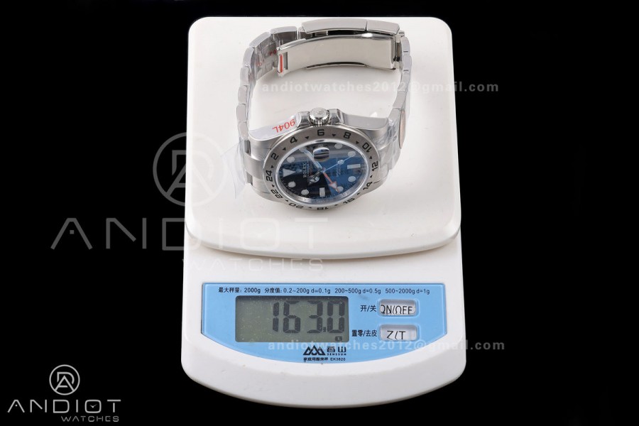Explorer II 42mm 226570 904L SS QF 1:1 Best Edition White Dial on Bracelet JH3285-2 (Free Sprung)