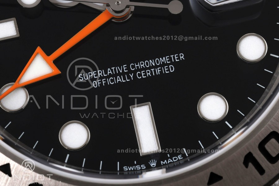 Explorer II 42mm 226570 904L SS QF 1:1 Best Edition White Dial on Bracelet JH3285-2 (Free Sprung)
