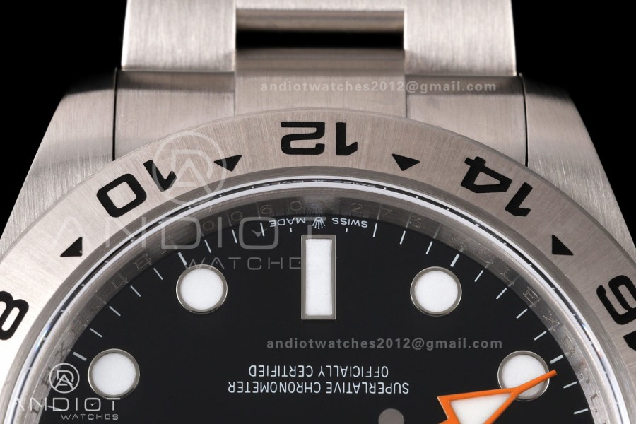 Explorer II 42mm 226570 904L SS QF 1:1 Best Edition White Dial on Bracelet JH3285-2 (Free Sprung)