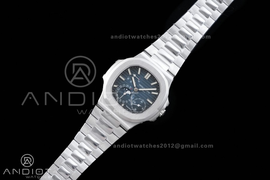 Nautilus 5712 SS PPF 1:1 Best Edition Tiffany Blue Dial on SS Bracelet PPF240 Super Clone V4