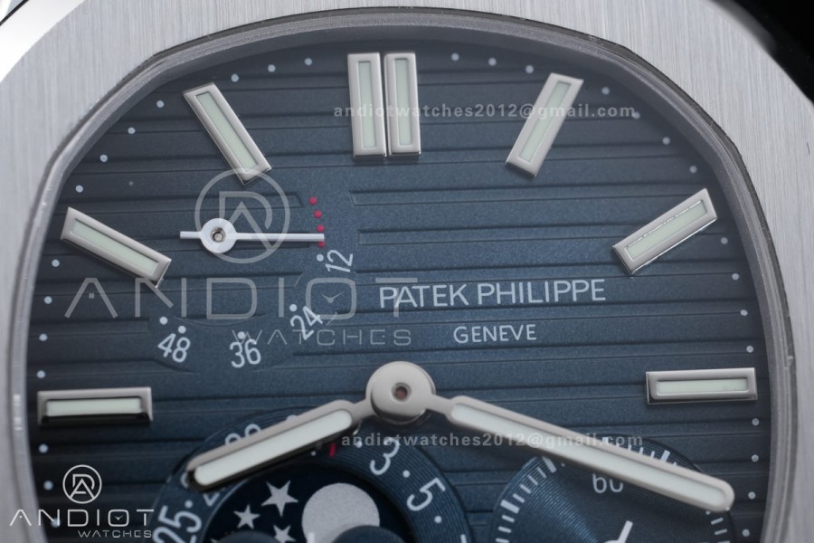 Nautilus 5712 SS PPF 1:1 Best Edition Tiffany Blue Dial on SS Bracelet PPF240 Super Clone V4