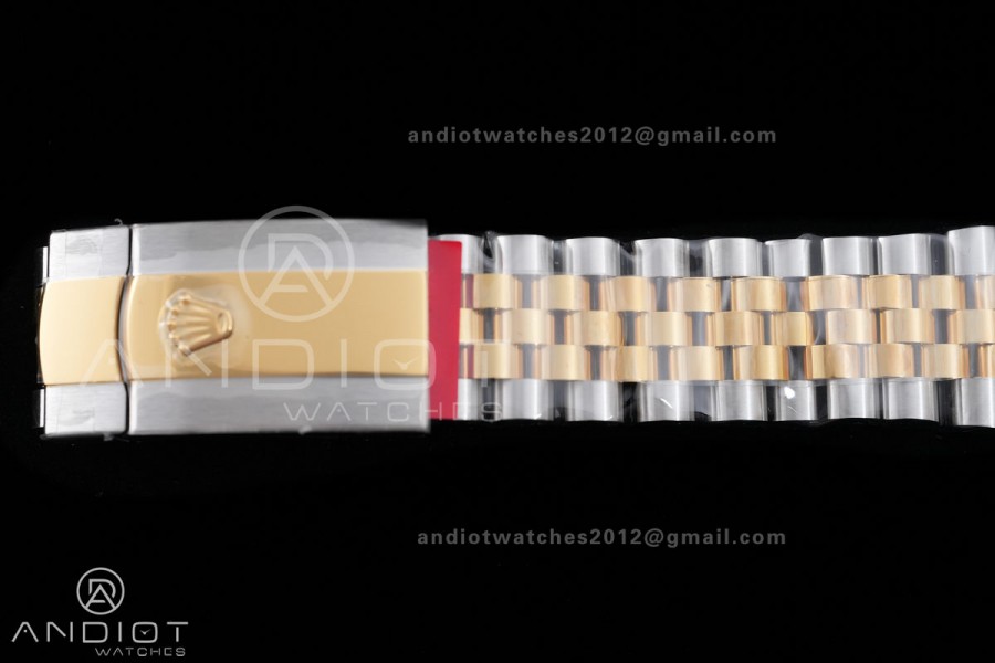 DateJust 41 126333 RCF 1:1 Best Edition 904L Steel YG Stick Dial on Jubilee Bracelet RC3235