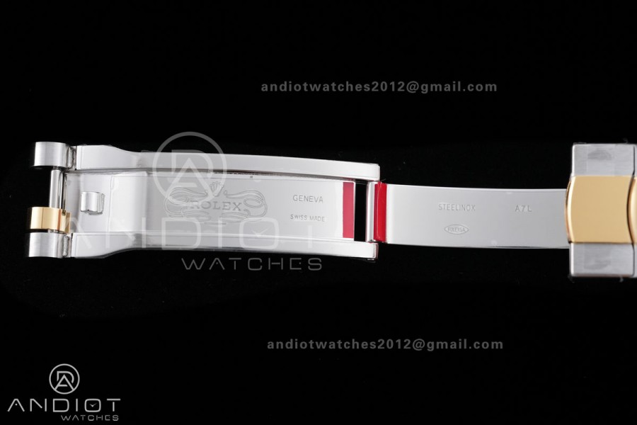 DateJust 41 126333 RCF 1:1 Best Edition 904L Steel YG Stick Dial on Jubilee Bracelet RC3235