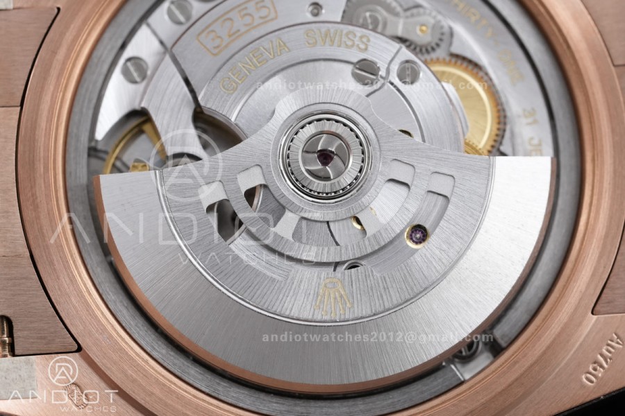 Day Date 40 RG 228235 RCF 1:1 Best Edition Green Roman Dial on President Bracelet VR3255 (211g)