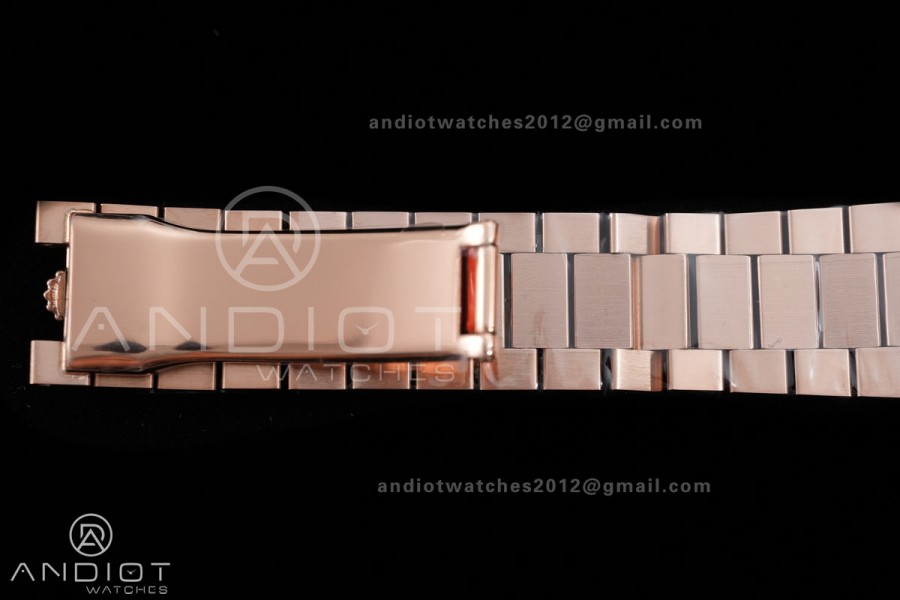 Day Date 40 RG 228235 RCF 1:1 Best Edition Green Roman Dial on President Bracelet VR3255 (211g)
