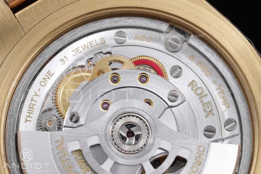 Day Date 40 YG 228238 RCF 1:1 Best Edition Gold Dial on President Bracelet VR3255 (211g)